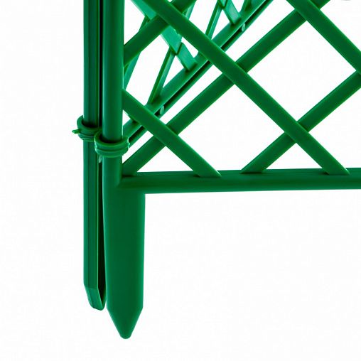 Забор декоративный Palisad Сетка, 24 x 320 см, 7 секций, зеленый фото