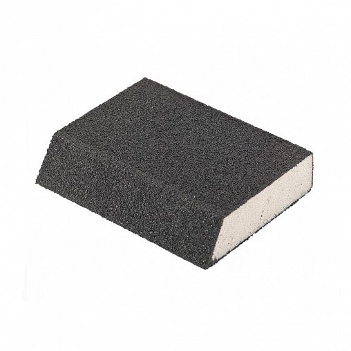 Губка для шлифования Matrix, трапеция, мягкая, P60, 120 x 90 x 25 мм фото