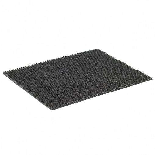 Коврик придверный SunStep Травка, 45 x 60 см, серый металлик фото