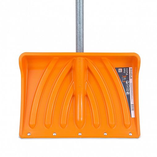 Лопата для уборки снега Cycle Nord PRO, с стеклопластиковым черенком, 450 x 330 мм фото