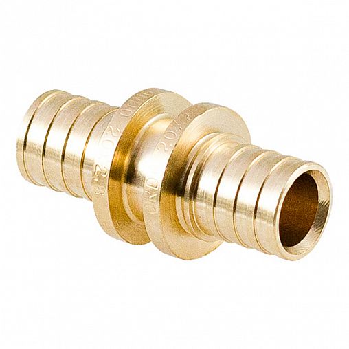 Муфта аксиальная ONDO, латунная, 20 x 20 мм фото