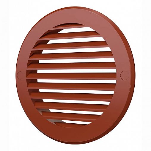 Вентиляционная решетка Era 15РКН терр, пластиковая, с фланцем D 150 мм, D 186 мм фото