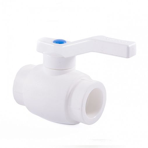 Кран шаровой полнопроходной полипропиленовый РТП 32 мм фото