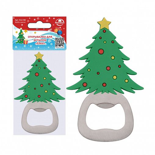 Открывалка для бутылок Мультидом Елка фото