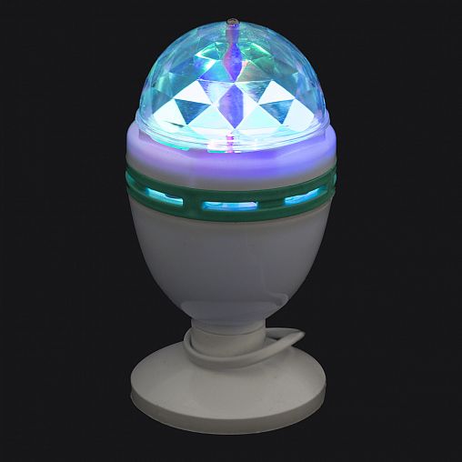 Светильник настольный Волшебная страна Праздник, 3 LED лампы, разноцветное свечение, 0,9 Вт фото