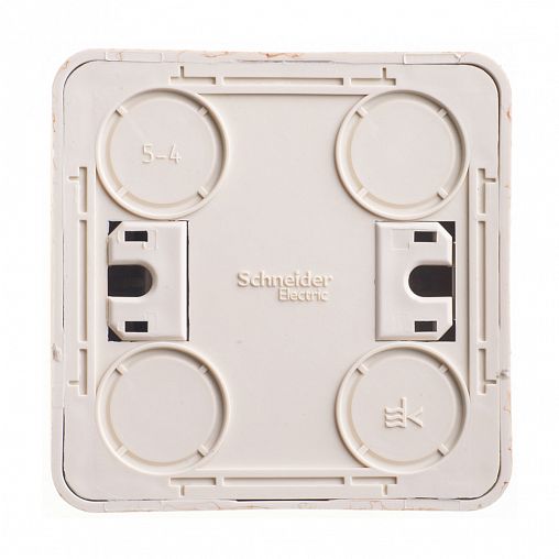 Выключатель 2-клавишный Systeme (Schneider) Electric Этюд, накладной, сосна фото