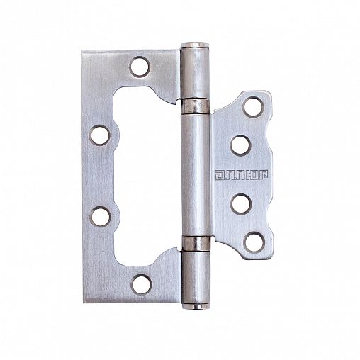 Петля накладная универсальная Аллюр 2BB SNP, 100 x 75 x 2,5 мм, матовый никель, 2шт фото