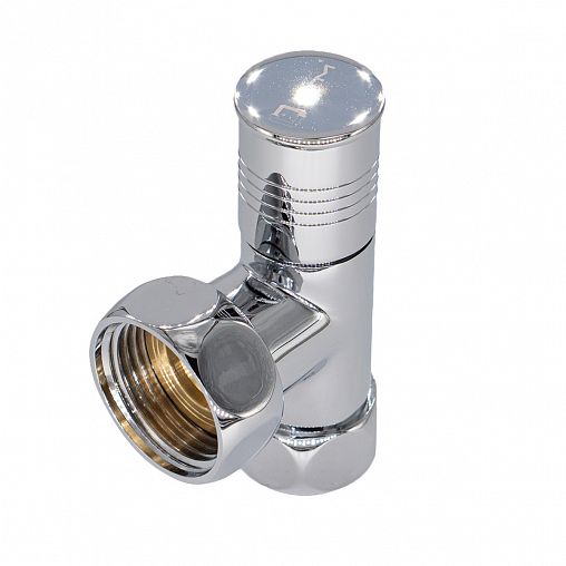Вентиль для полотенцесушителя СТМ CPV00134 угловой, 1" x 3/4", внутренняя/внутренняя резьба фото