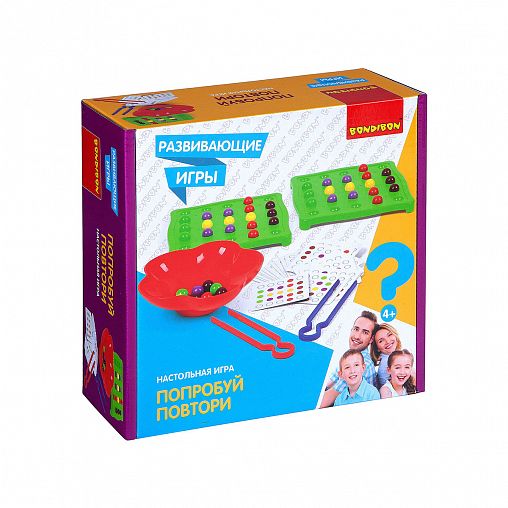 Настольная игра Bondibon Попробуй повтори, от 4 лет фото
