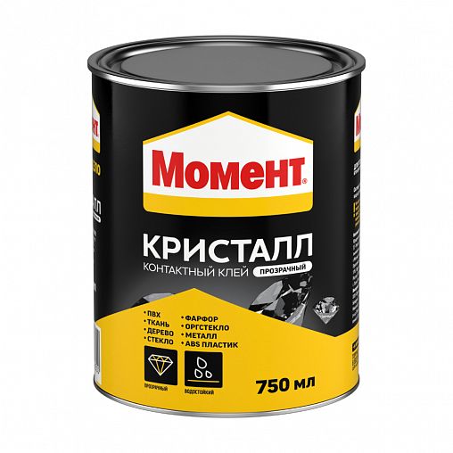 Клей универсальный Момент Кристалл, 750 мл фото