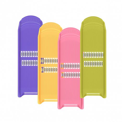 Терка для моркови по-корейски Мультидом, 27 x 8,5 x 1,5 см, микс фото