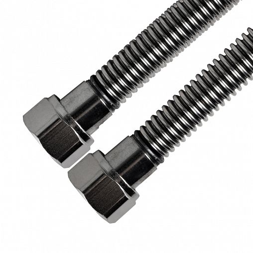 Сильфонная подводка для газа из нержавеющей стали Elka 1/2", 60 см, гайка-гайка фото Сильфонная подводка для газа из нержавеющей стали Elka 1/2", 60 см, гайка-гайка фото