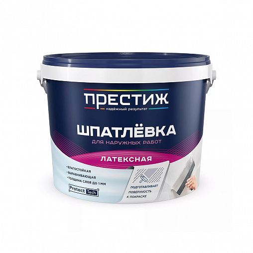 Шпатлевка латексная Престиж, 14 кг фото