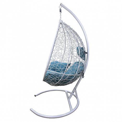 Кресло подвесное Garden story Сфера, 108 х 120 x 197 см, каркас белый фото