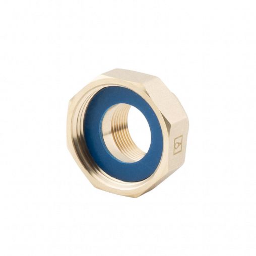 Гайка для насоса (в паре) латунная Alato, внутренняя резьба 1 1/4" x 3/4" фото