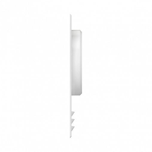 Накладка торцевая Era 125ПТМР, эмалированная сталь, с решеткой, с фланцем d 125 мм, 196 x 236 мм фото