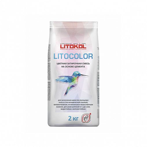 Затирка Litokol Litocolor L.21, светло-бежевая, 2 кг фото