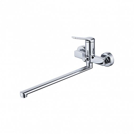 Смеситель для ванны IDDIS Parker, с длинным изливом, хром фото