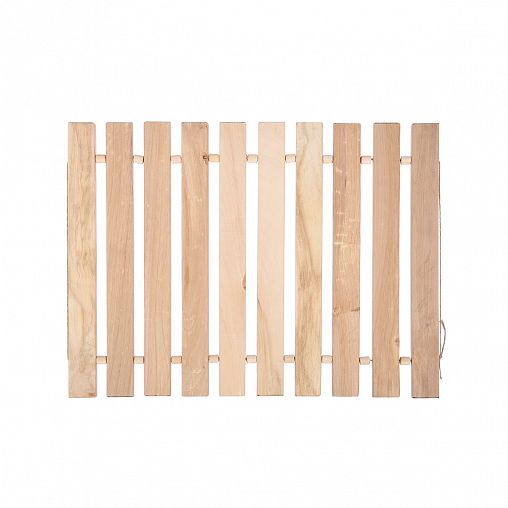 Коврик для бани и сауны Банные штучки 32697, липовая рейка, 41,5 x 35 x 1 см фото Коврик для бани и сауны Банные штучки 32697, липовая рейка, 41,5 x 35 x 1 см фото