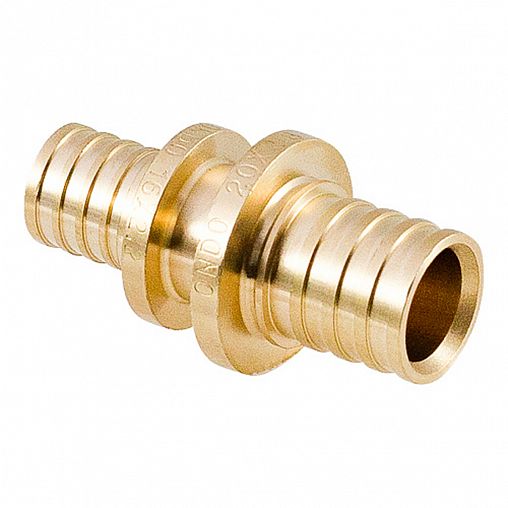Муфта аксиальная переходная ONDO, латунная, 20 x 16 мм фото