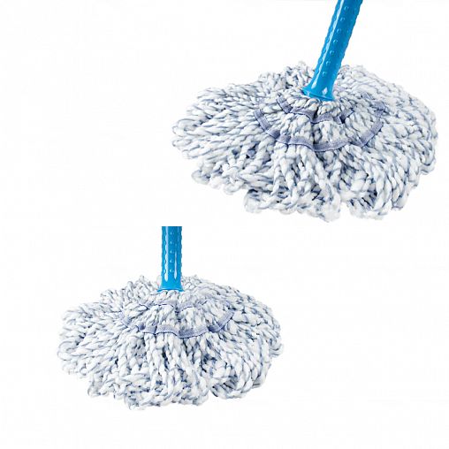 Швабра для пола Рыжий кот MopM6 Твист, насадка из микрофибры фото