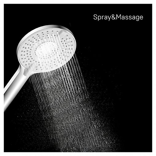 Лейка для душа Milardo Rora, 4 режима, хром фото