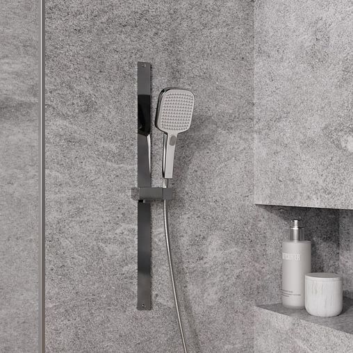 Лейка для душа IDDIS Esper ESP3FCSi18, 3 режима, хром/белая фото