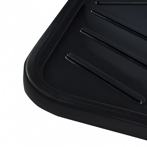 Поддон для обуви Vortex, 63,5 x 35,4 x 1,3 см, полипропилен, черный фото