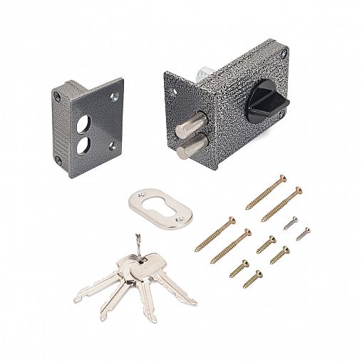Замок накладной Аллюр ЗН1А-1М, 5 ключей фото