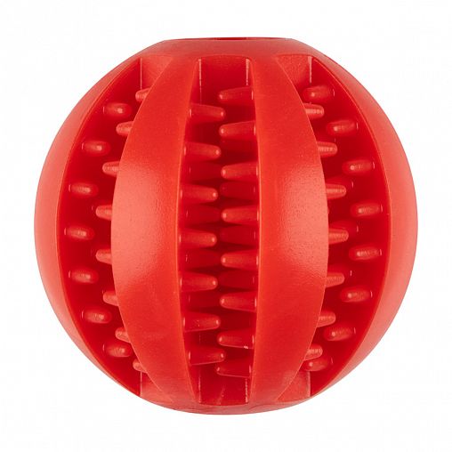 Игрушка-мяч для собак Рыжий кот, d 5 см фото