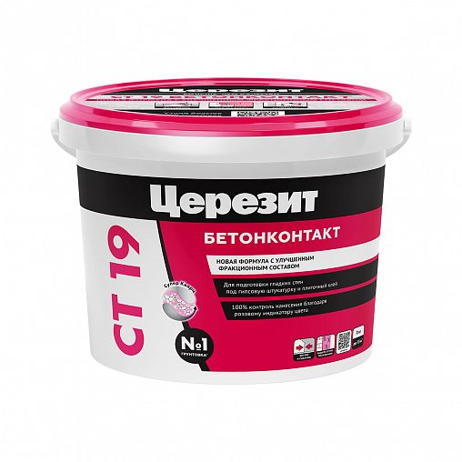 Грунтовка бетон-контакт Церезит (Ceresit) CT 19, 3 кг фото Грунтовка бетон-контакт Церезит (Ceresit) CT 19, 3 кг фото