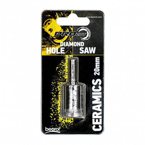 Коронка алмазная по керамике Beorol, d 20 мм фото