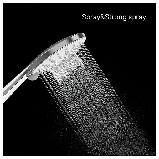 Лейка для душа Milardo Ideal Spa, 5 режимов, хром фото