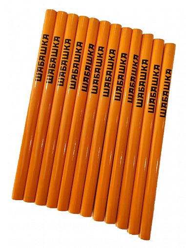 Карандаш малярный Шабашка, 180 мм, 12 шт фото