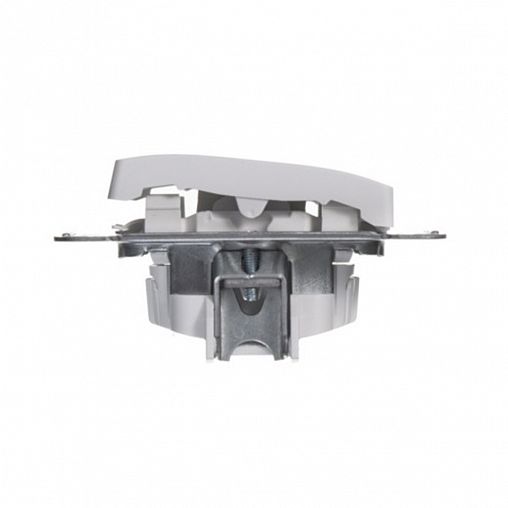 Выключатель 3-клавишный Systeme (Schneider) Electric Glossa, встраиваемый, белый фото