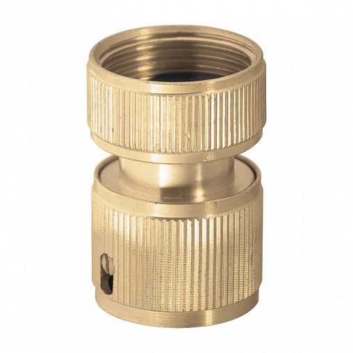 Соединитель для шлангов Palisad 66270, латунный, быстросъемный, 1/2" фото