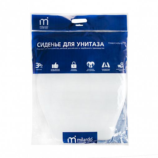 Сиденье для унитаза Milardo 010PP00M31, белое фото