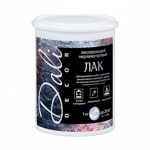 Лак лессирующий перламутровый Dali-Decor, 1 кг, красное золото фото