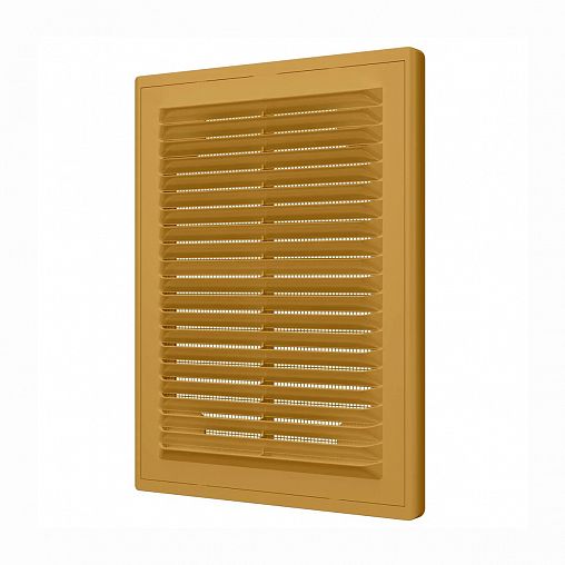 Разъемная вентиляционная решетка Era 1520Р беж, пластиковая, с сеткой, 150 x 200 мм фото