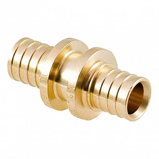 Муфта аксиальная ONDO, латунная, 16 x 16 мм фото