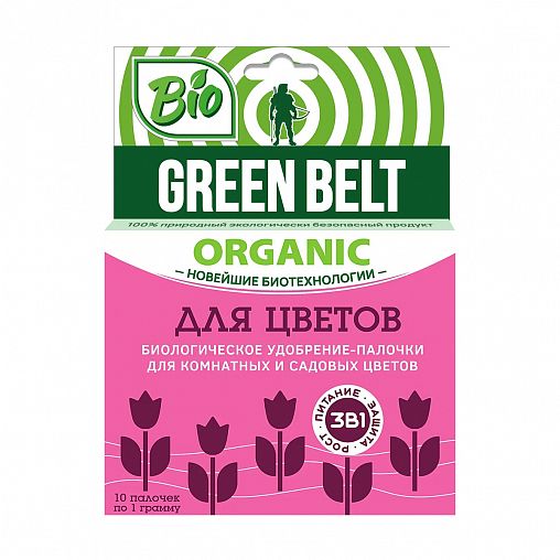 Удобрение-палочки Green Belt для цветов, 10 шт фото