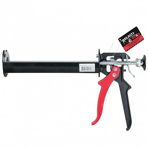 Пистолет для герметика Blast Hard X400, полукорпусной, трехосевой, 400 мл фото