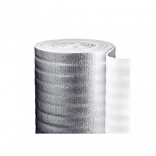 Полиэтилен вспененный Тепофол А, 3 мм, ширина 1,2 м, с металлизированным слоем, 36 м² фото