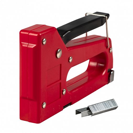 Строительный степлер Кедр, тип 53 под скобы 4 - 8 мм, пластмассовый корпус фото