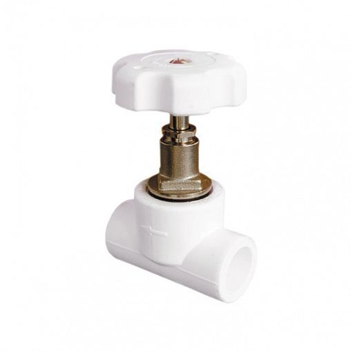 Вентиль полипропиленовый РТП 20 мм, 90º, в сборе фото