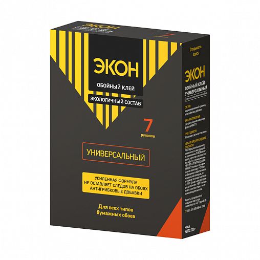 Клей для бумажных обоев Экон, 200 г фото