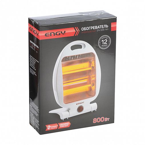 Кварцевый инфракрасный обогреватель Engy EN-506 mini, 2 режима, 800 Вт фото