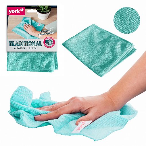 Салфетка универсальная York, традиционная, микрофибра фото