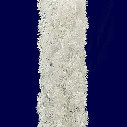 Гирлянда хвойная Елкиторг Радужная, 32 x 270 см, белая фото