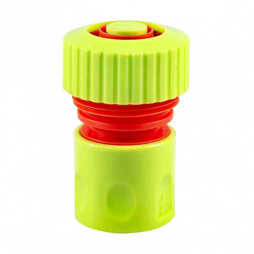 Соединитель для шлангов Feona, с автостопом, 3/4" фото